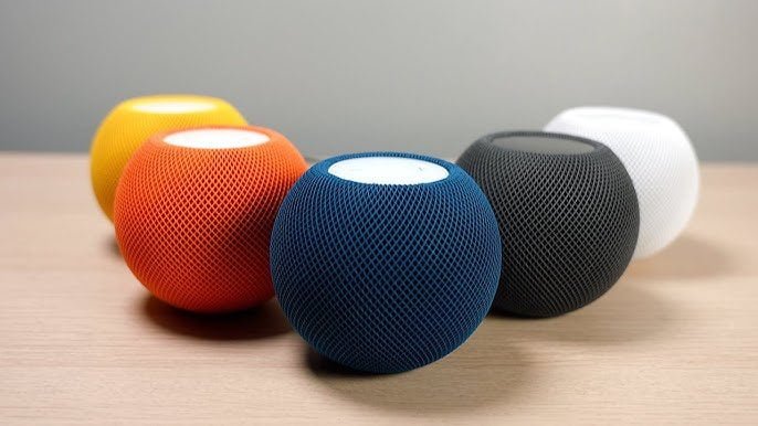 a group of colorful round objects