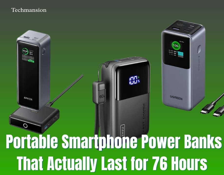 Portable Smartphone Power Bank That Actually Last for 76 Hours