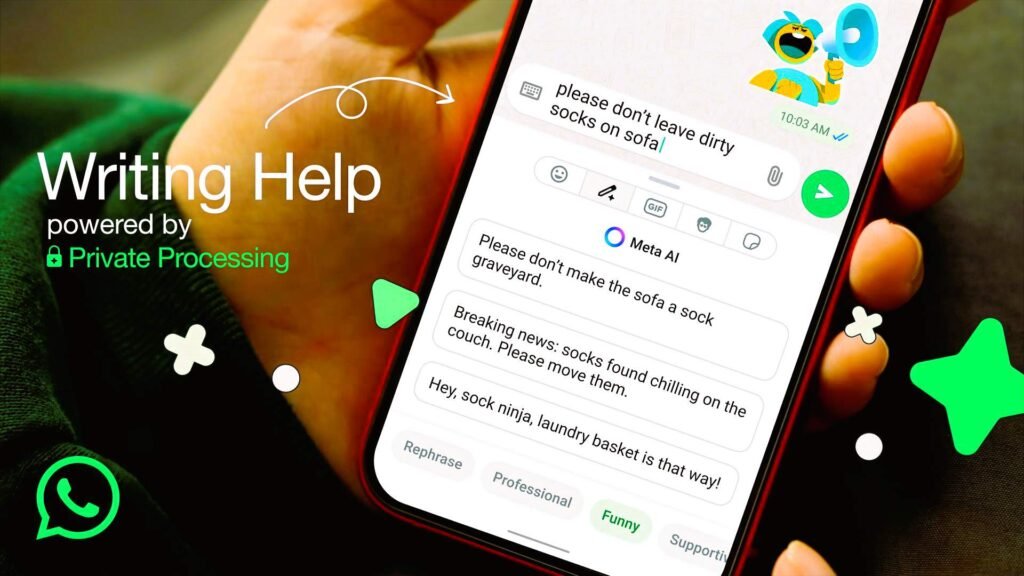 WhatsApp Launches AI-Powered “Writing Help” to Compose Your Messages