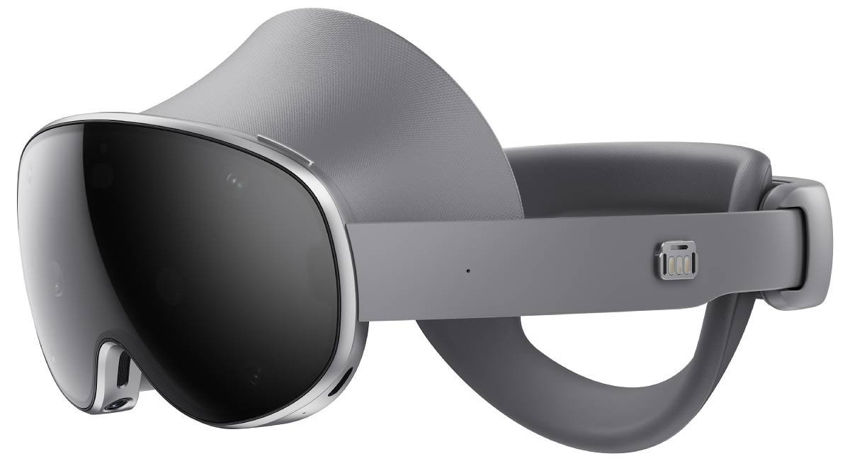 A lifestyle image of someone using the Samsung Galaxy XR headset.