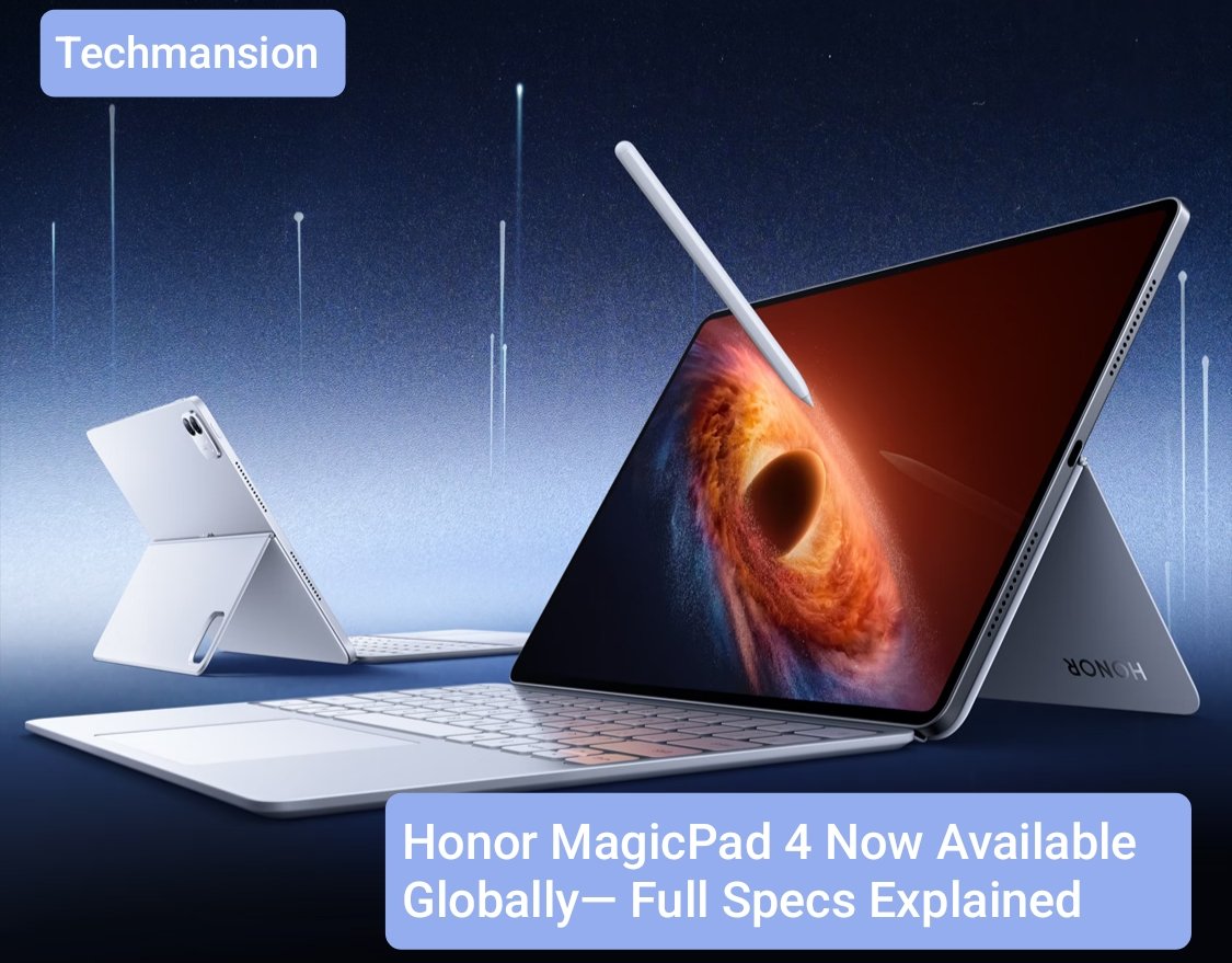 Psypher Pad Magic Honor MagicPad 4 Now Available Globally — Global Launch, Specs, and ...