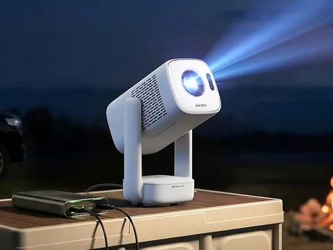 Aurzen Unveils the Eazze D1 Air: A Portable 1080p Projector Powered by External Power Banks