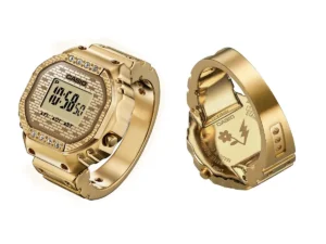 New Casio Ring Watch with striking gold design on the way