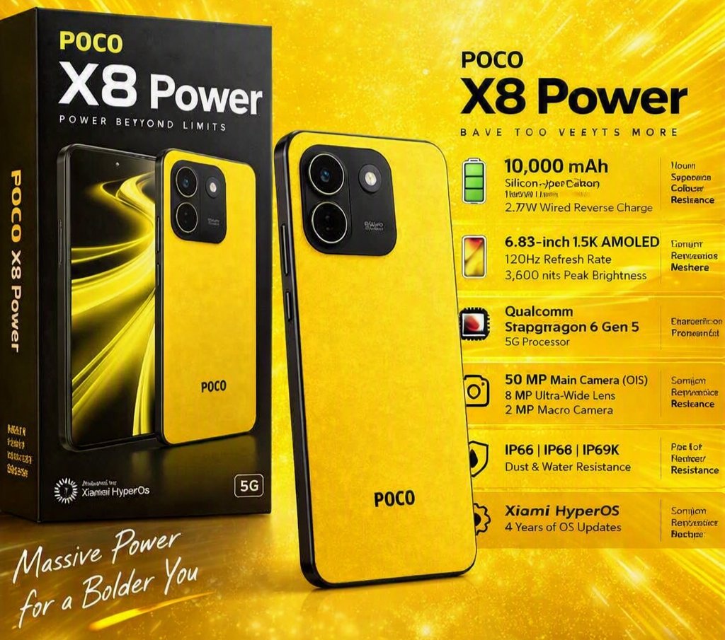 POCO X8 Power Full Specification and Pricing: Everything You Need to Know