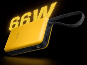 High-capacity iQOO power bank launches with built-in cable and up to 66W fast charging support